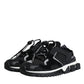 Black Mesh Sorrento Trekking Sneakers Shoes