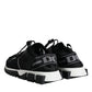 Black Mesh Sorrento Trekking Sneakers Shoes