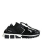 Black Mesh Sorrento Trekking Sneakers Shoes