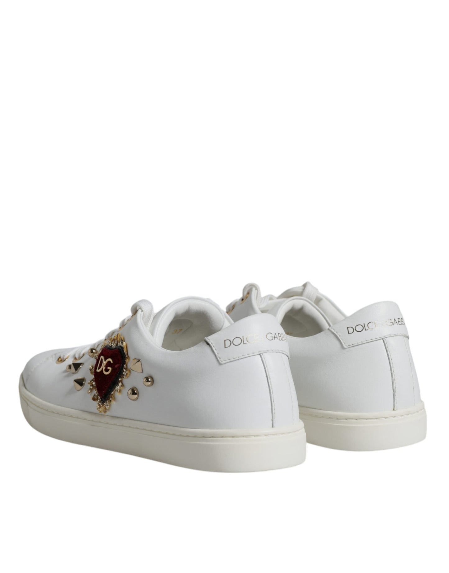 White Portofino Sacred Heart Sneakers Shoes