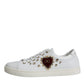 White Portofino Sacred Heart Sneakers Shoes