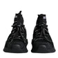 Black Sorrento Socks Logo Sneakers Shoes