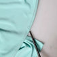 Light Blue Jersey Long Drape One Shoulder Dress