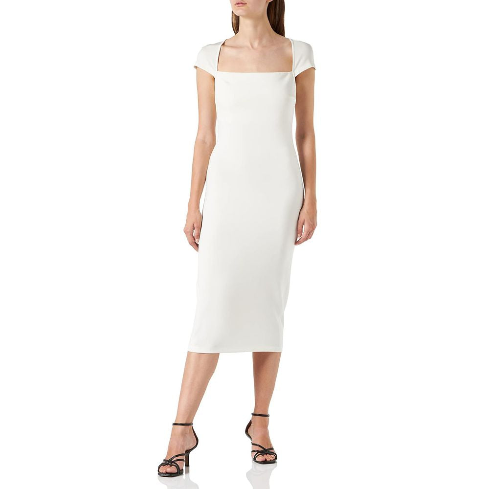 White Viscose Dress