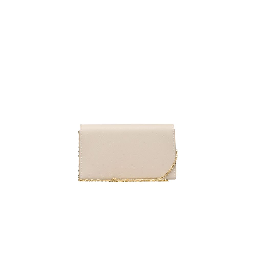 Beige Polyethylene Women Crossbody