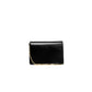 Black Polyethylene Crossbody Bag