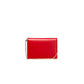 Red Polyethylene Women Crossbody Bag