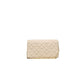 Beige Polyethylene Women Crossbody Bag