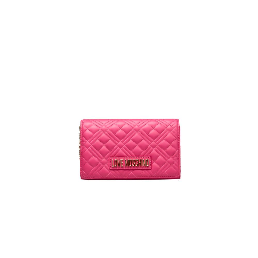 Fuchsia Polyethylene Women Crossbody