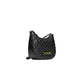 Black Polyethylene Crossbody Bag