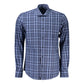 Light Blue Cotton Men Shirt