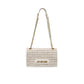 White Polyethylene Crossbody Bag