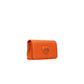 Orange Polyethylene Crossbody Bag