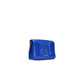 Blue Polyethylene Crossbody Bag