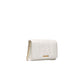 White Polyethylene Women Crossbody Bag