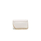 White Polyethylene Women Crossbody Bag