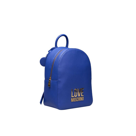 Blue Polyethylene Backpack