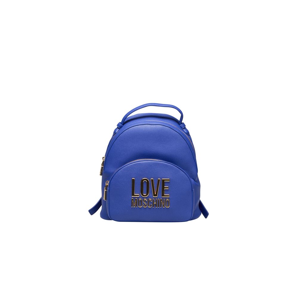 Blue Polyethylene Backpack