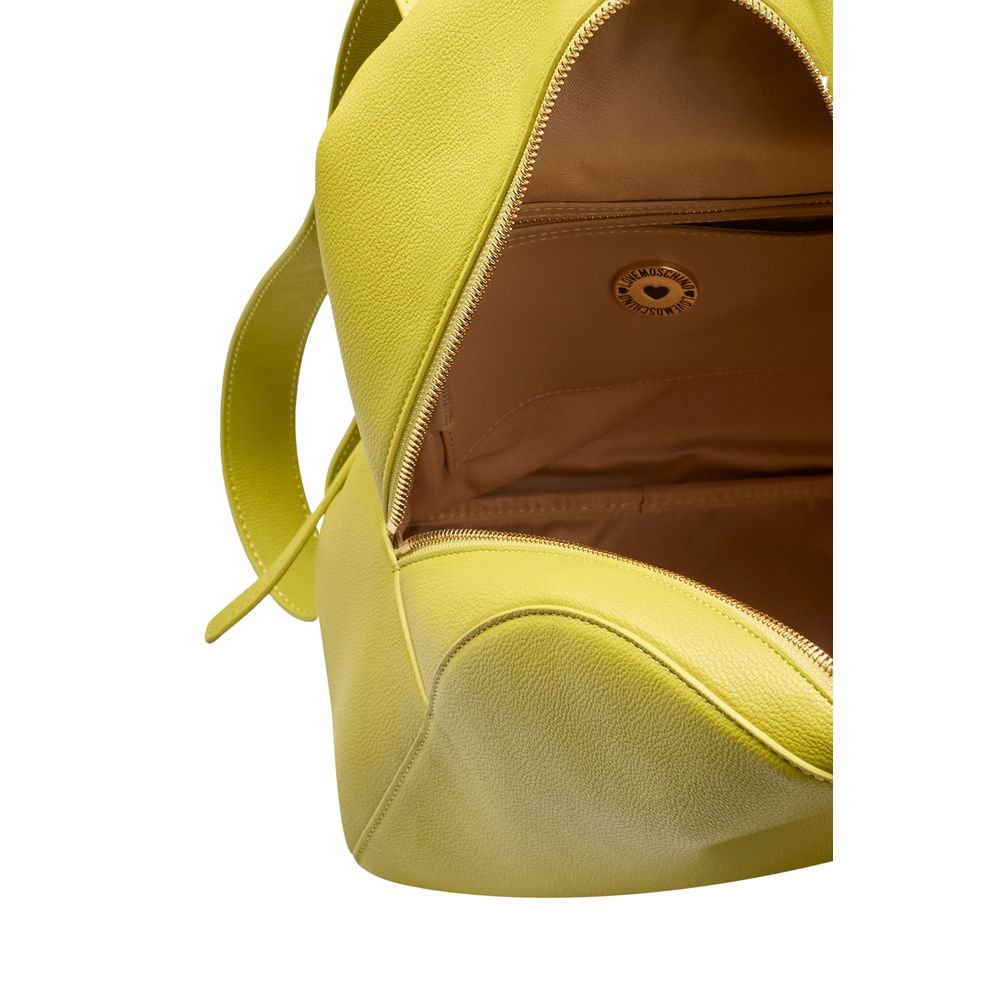 Yellow Polyethylene Backpack