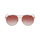 Rose Gold Metal Sunglasses