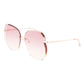 Rose Gold Metal Sunglasses