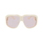 White Acetate Sunglasses