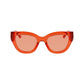 Orange Injected Sunglasses