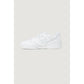 White Synthetic Material Sneaker