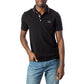 Black Cotton Polo Shirt