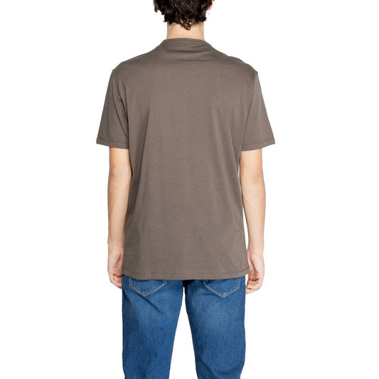 Brown Cotton T-Shirt