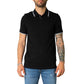 Black Cotton Polo Shirt