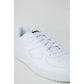 White Synthetic Leather Sneaker