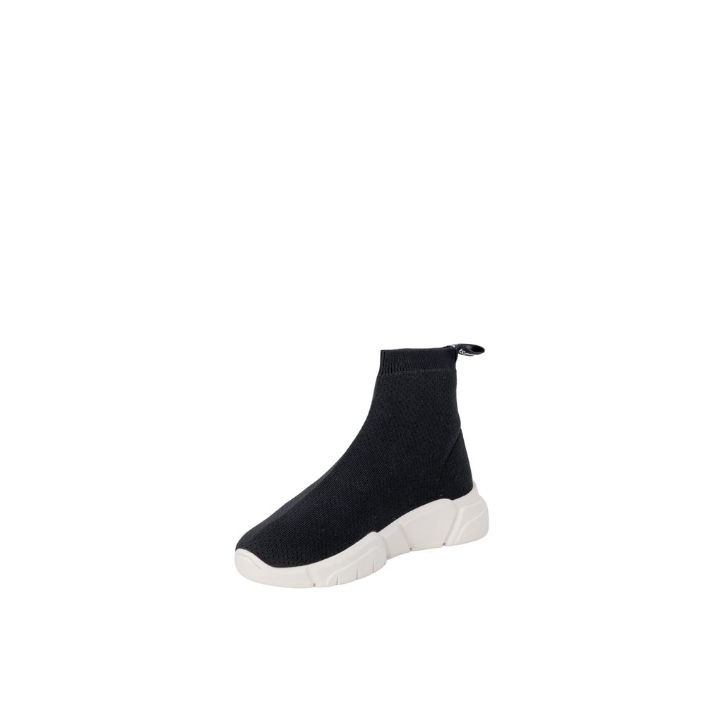 Black Polyester Sneaker