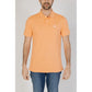 Orange Cotton Polo Shirt