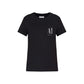 Black Cotton Tops & T-Shirt