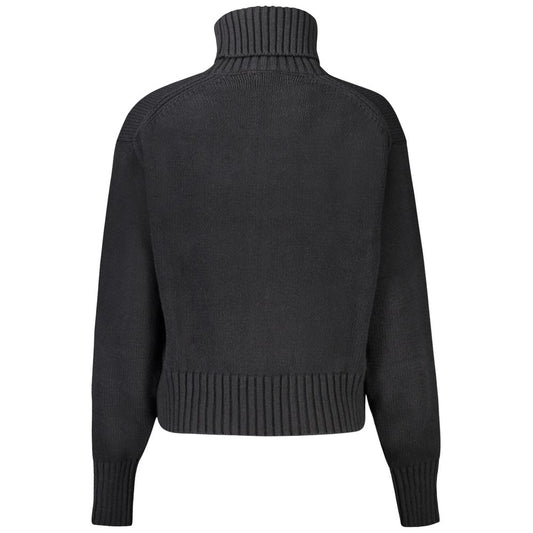 Black Cotton Sweater