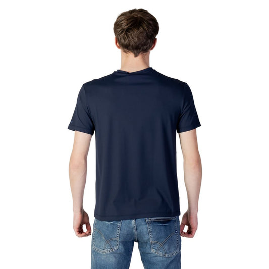 Blue Polyester T-Shirt