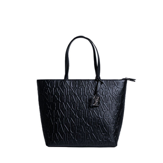 Black Polyester Handbag