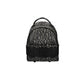 Black Cotton Backpack