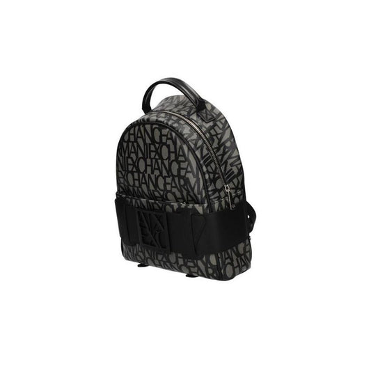 Black Cotton Backpack