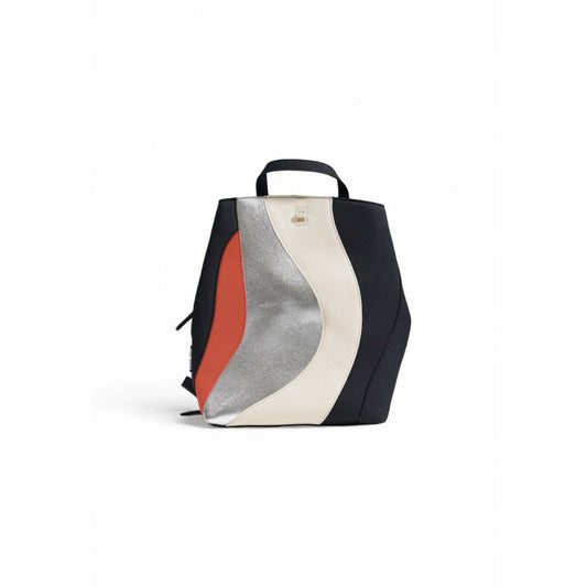 Silver Polyethylene Backpack