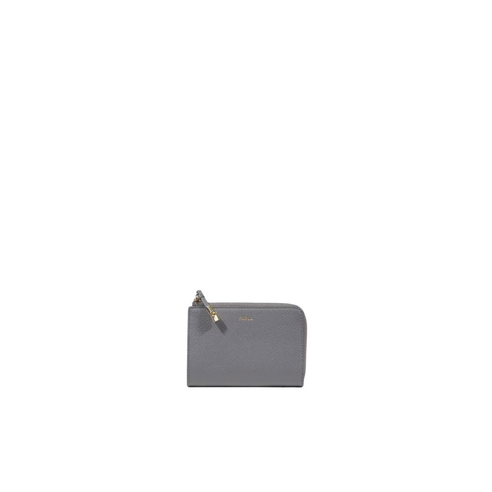 Gray Leather Wallet