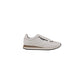 White Polyester Sneaker