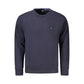 Blue Cotton Men Sweater