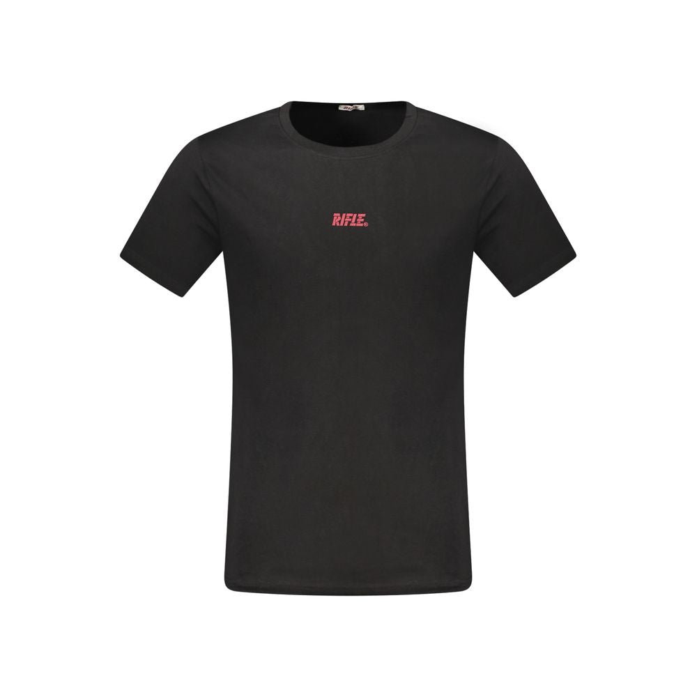 Black Cotton T-Shirt