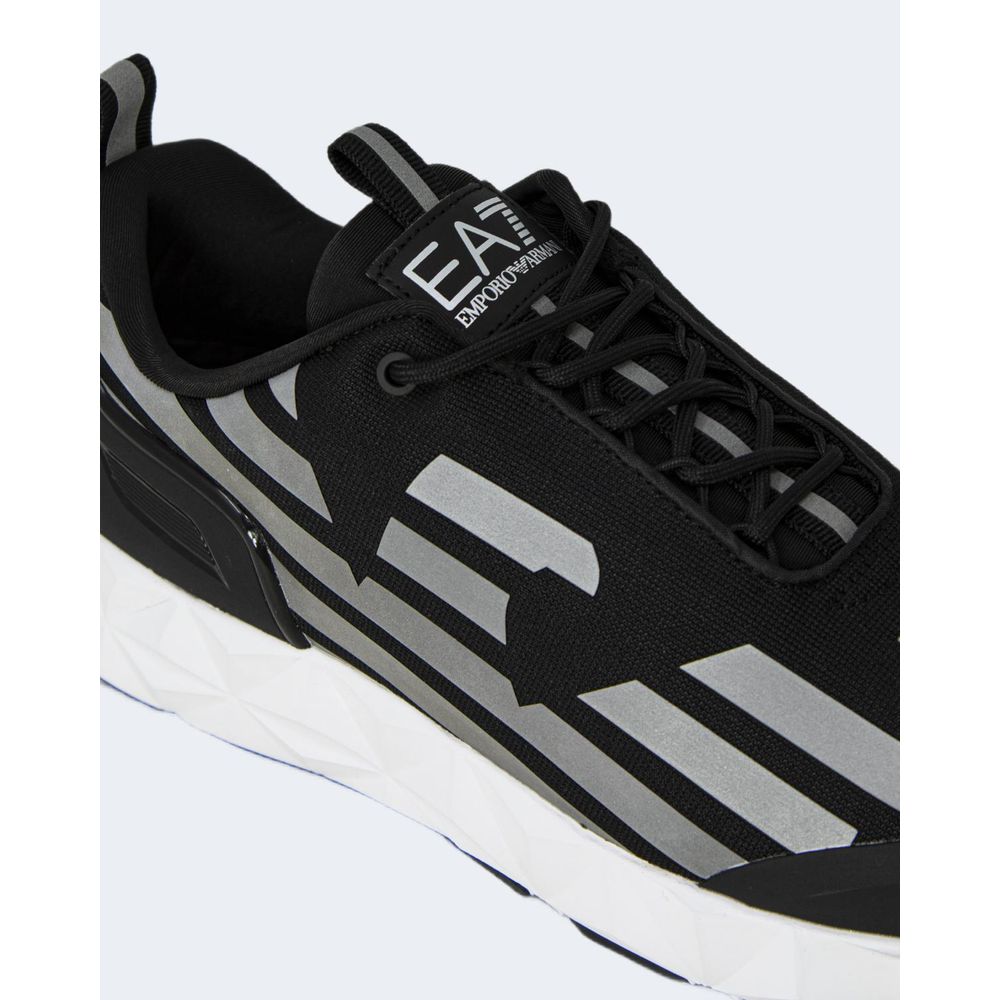 Black Polyester Sneaker