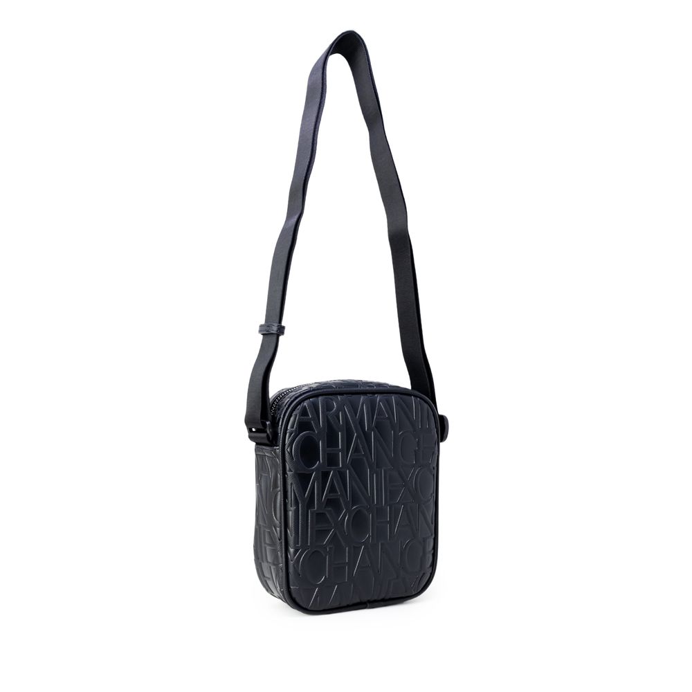 Black Synthetic Leather Bag