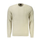 Beige Cotton Men Sweater