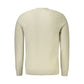 Beige Cotton Men Sweater