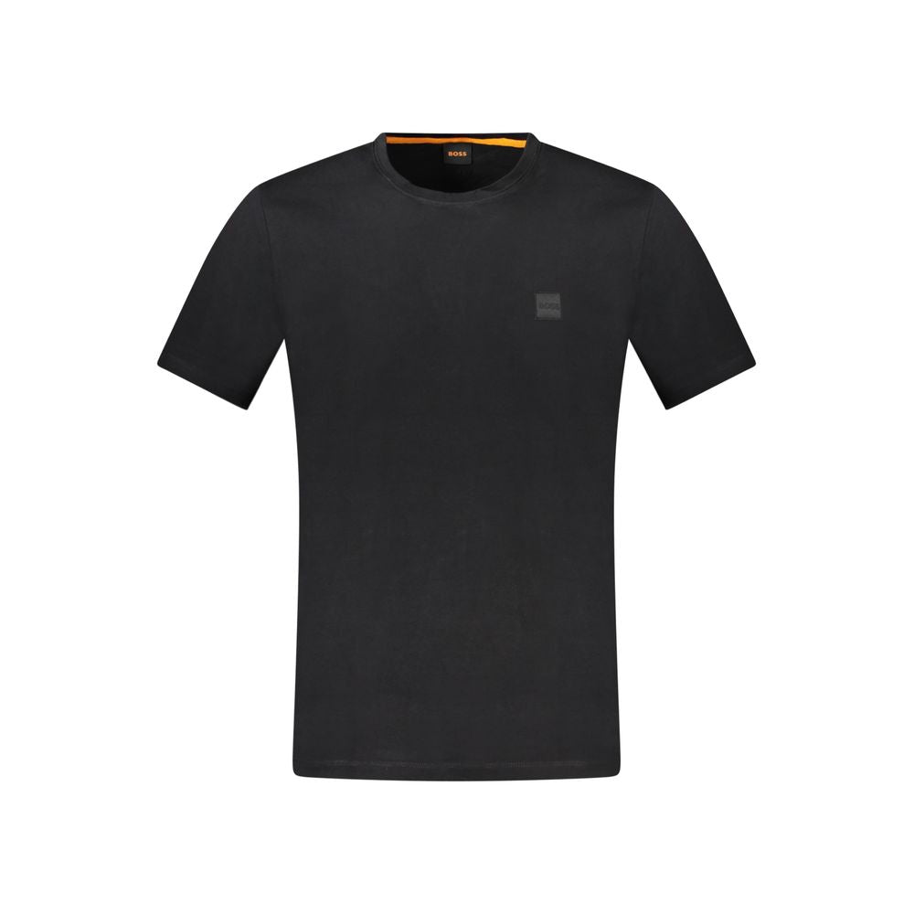 Black Cotton T-Shirt